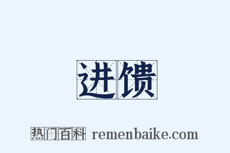 进馈是什么意思的图片